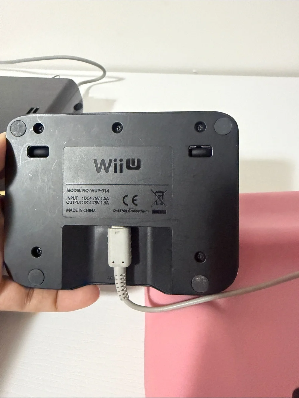 Nintendo Wii U Pink GamePad with Accessories